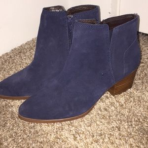 Blue Aldo booties